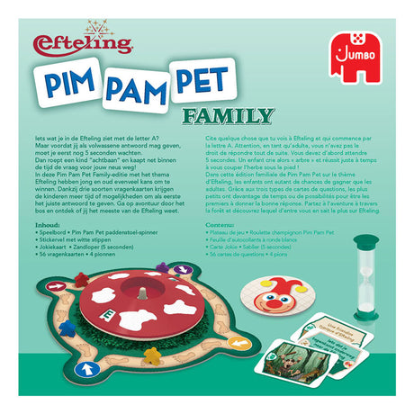 Efteling per la famiglia di animali domestici Jumbo pim pam