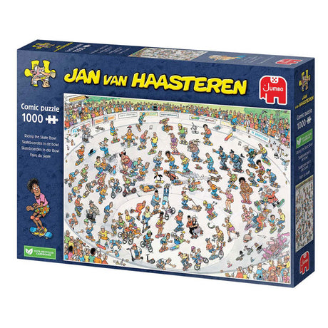 Puzzle Jumbo Jan van Haasteren skateboard nella ciotola 1000 pezzi