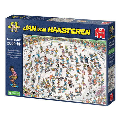 Puzzle Jumbo Jan van Haasteren skateboard nella ciotola 2000 pezzi