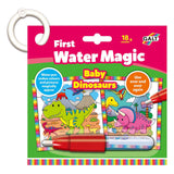 Galt jumbo - magia dell'acqua - cuccioli di dinosauro - libro da colorare con l'acqua - libro da colorare per bambini - da 1 anno