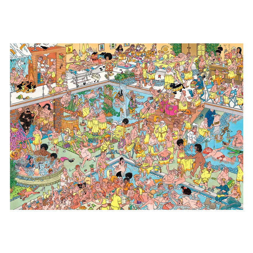 Jan van Haasteren - sui carboni ardenti - puzzle da 1000 pezzi - puzzle