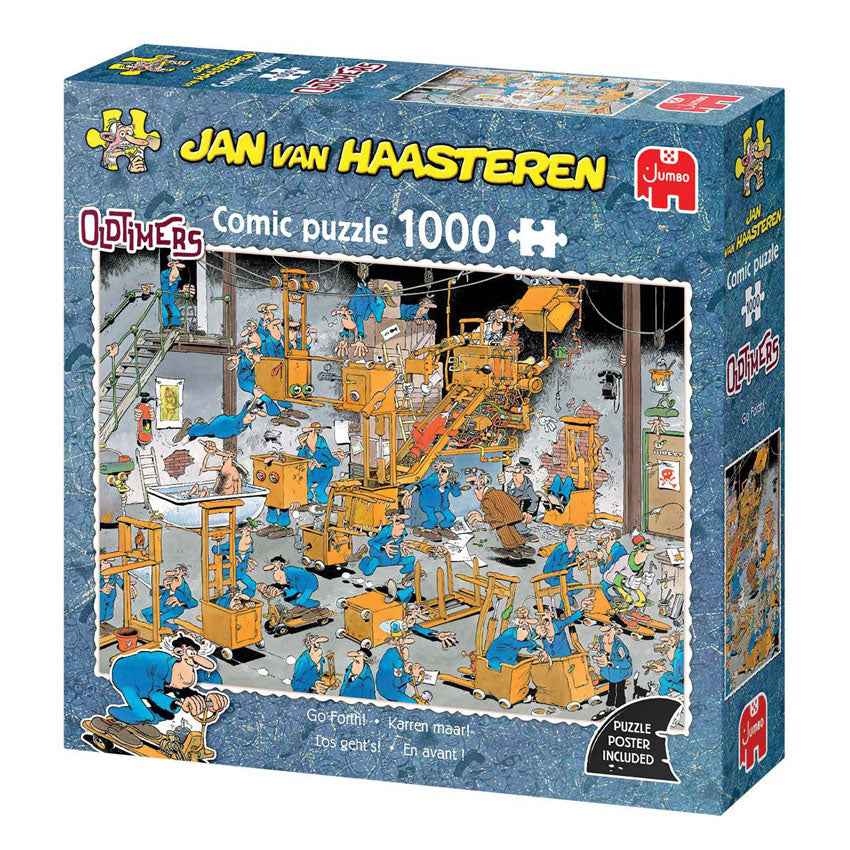 Puzzle di Jan van Haasteren - auto d'epoca - andiamo! - 1000 pezzi.