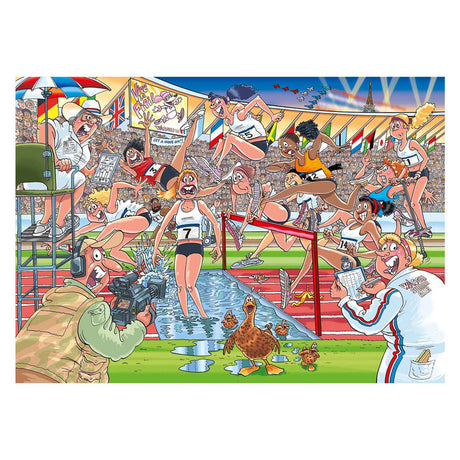 Jumbo wasgij puzzle originale 44 - giochi estivi!, 1000 pezzi.