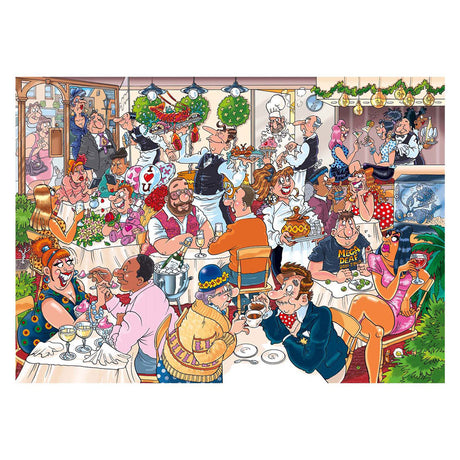 Jumbo wasgij mystery 26 puzzle - appuntamento notturno!, 1000 pezzi.