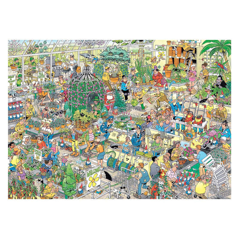 Puzzle Jumbo Jan van Haasteren del Garden Center 1000 pezzi