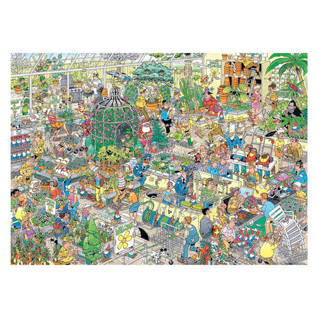 Puzzle Jumbo Jan van Haasteren del Garden Center 1000 pezzi