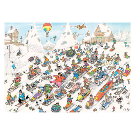 Puzzle Jan van Haasteren - dal basso!, 1000 pezzi.