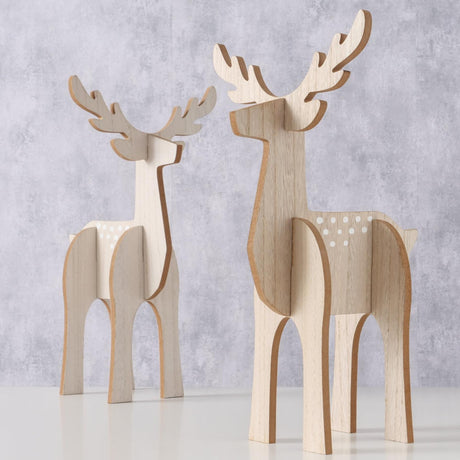 Boltze home cervo figura rugen mdf l23x w22.5 x h40.2cm fsc 100%