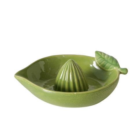 Boltze home spremiagrumi porcellana lime 200ml 15x11,4x5cm agrumi