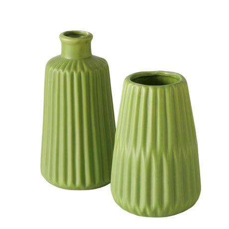 Boltze vaso domestico esko dia10x17cm ceramica verde
