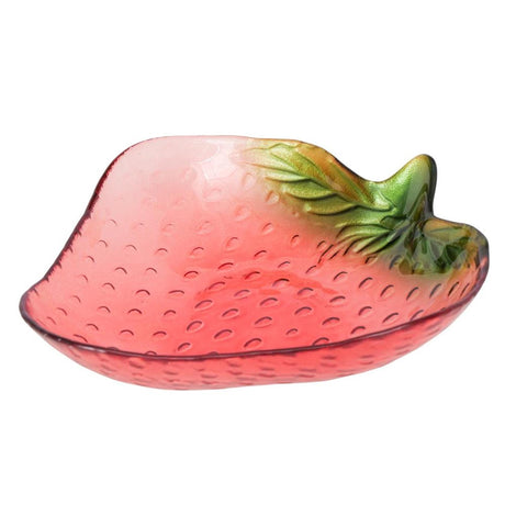 Boltze home ciotola in vetro fruttato fragola 16x15,5xh3,5cm. 150 ml