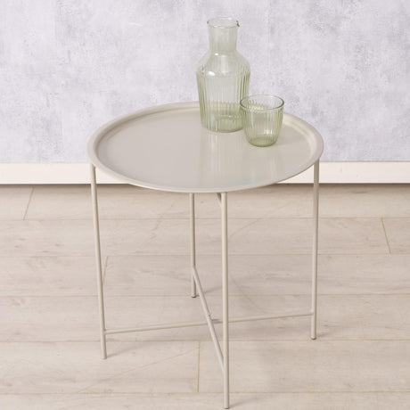 Tavolino Boltze Home Rocko h47cm diametro 46cm