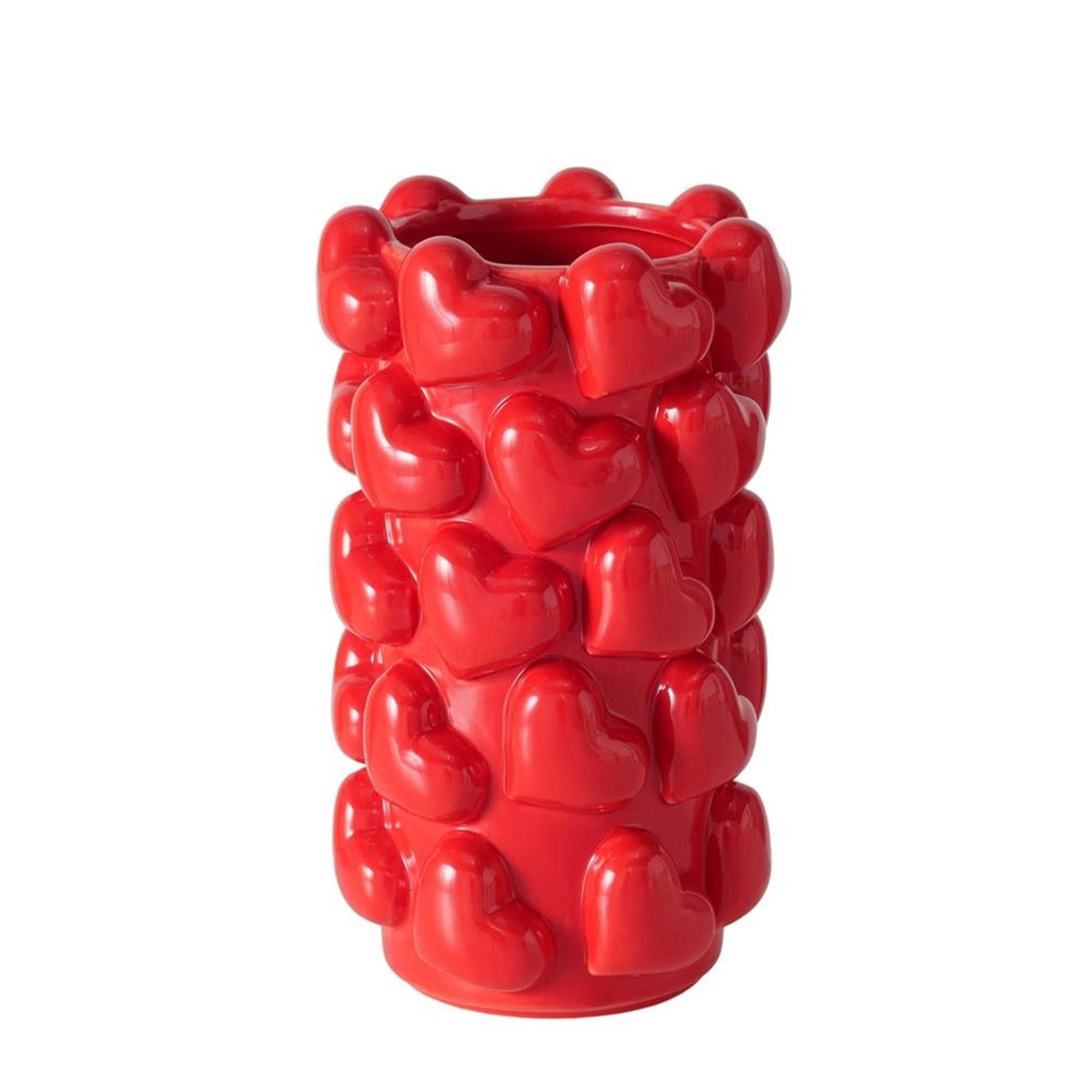 Vaso Boltze Home con cuori h20cm