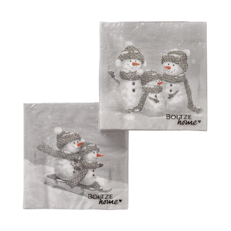 Tovaglioli per la casa Boltze Frosty, confezione da 20 16,5x16,5x3 cm