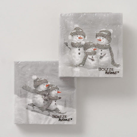 Tovaglioli per la casa Boltze Frosty, confezione da 20 16,5x16,5x3 cm