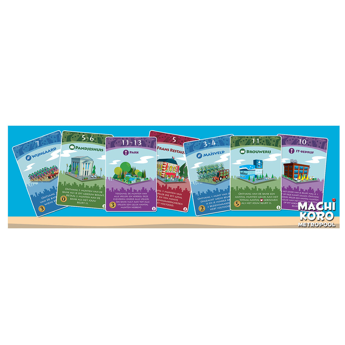 Giochi di White Goblin espansione machi koro - metropoli