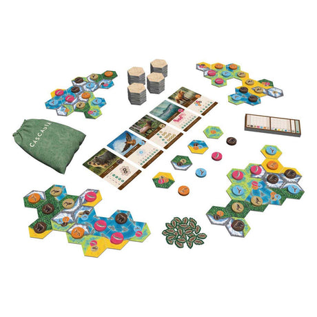 White goblin games gioco da tavolo cascadia (olandese, 1 - 4 giocatori, 45 minuti, da 10 anni)