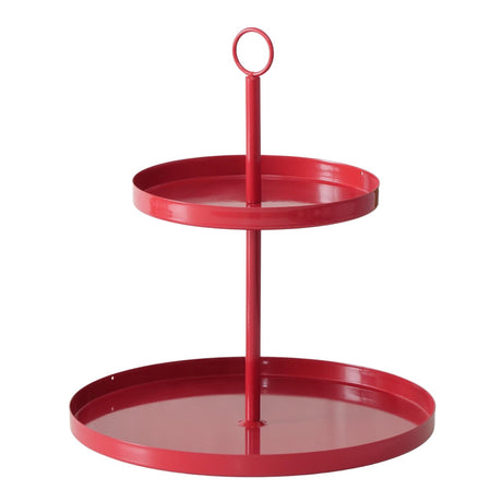 Boltze home etagère samina rosso ã˜30xh34cm