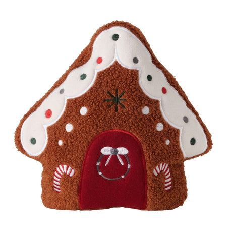 Boltze cuscino per la casa casa di marzapane allo zenzero 28 cm