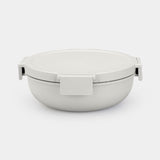 Brabantia make take contenitore per insalata 1,3l grigio chiaro