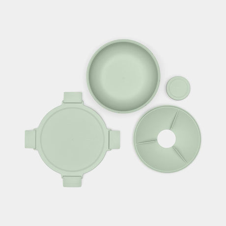 Brabantia make take contenitore per insalata da 1,3l verde giada