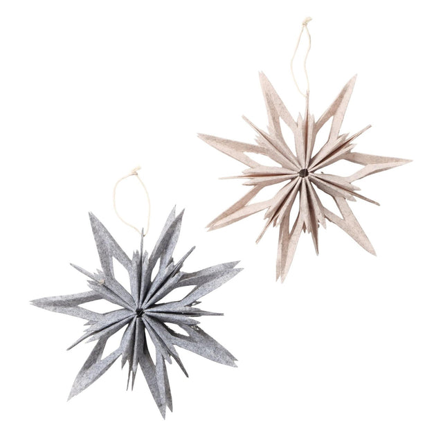 Boltze ciondolo decorativo per la casa stella cassiere 20x3,5x20 cm 2 assortiti