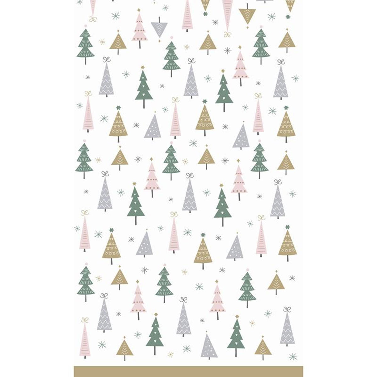Tovaglia Duni noel alberi 138x220 cm
