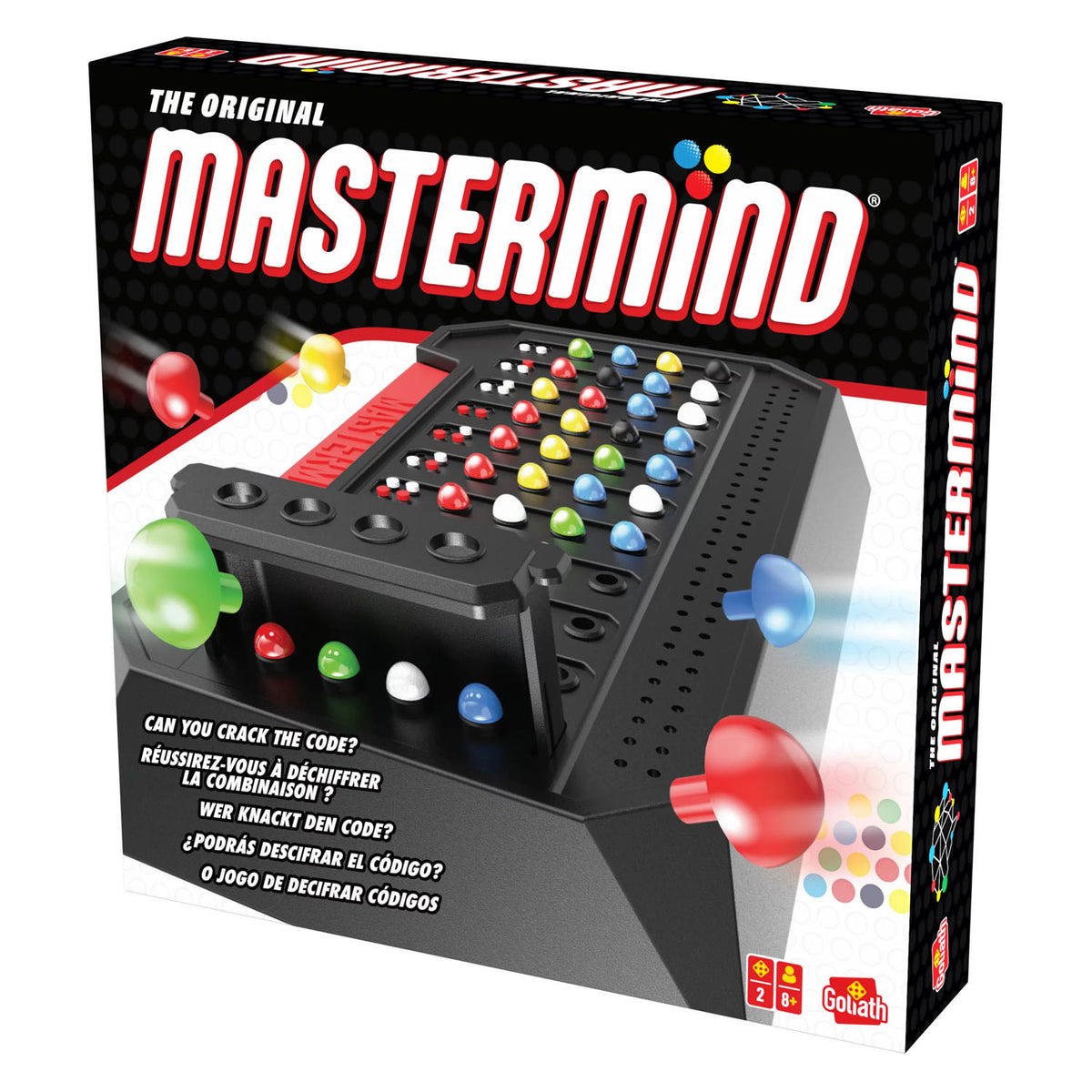 Goliath mastermind classico - gioco di pensiero - 2 giocatori - decifrazione del codice