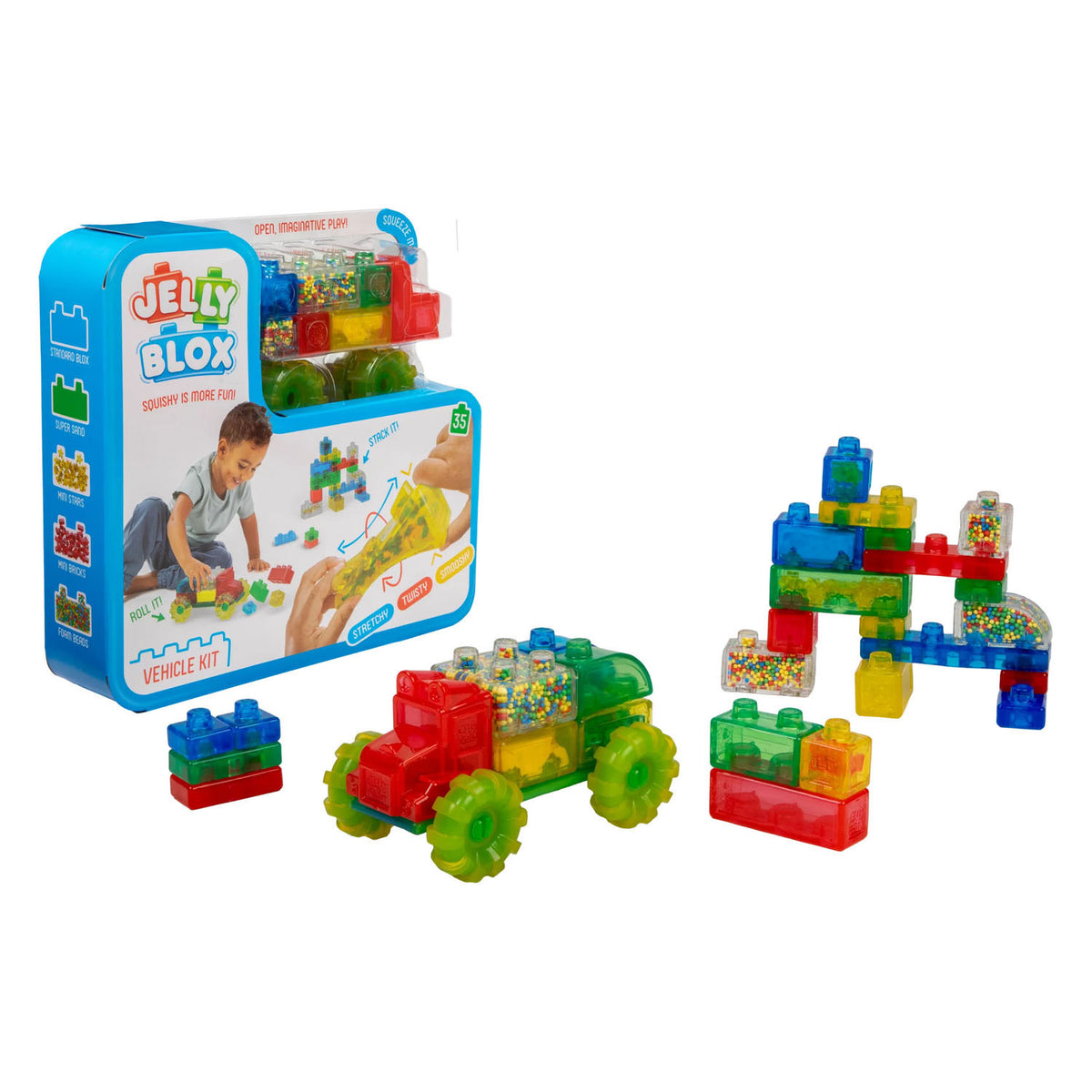 Goliath Jelly Blox - Set Veicoli - 35 pz.