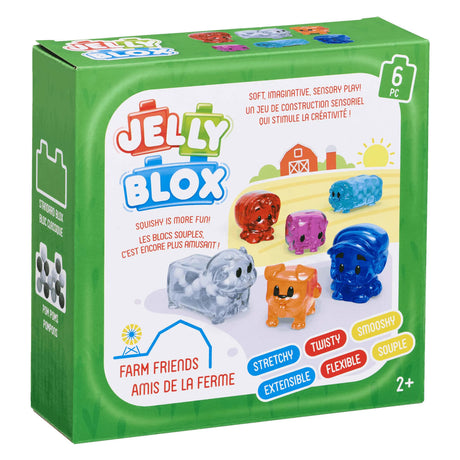 Goliath games jelly blox - boerderijdieren - 6dlg.