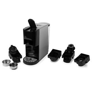 Macchina da caffè multi capsule Princess 249451 Macchina a capsule 5 in 1 (argento, dolce gusto | e.s.e. | nespresso | lavazza a modo mio | caffè macinato)