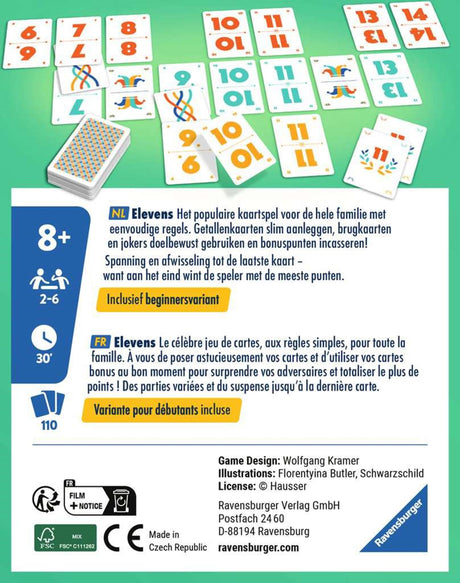 Gioco di carte Ravensburger Undici
