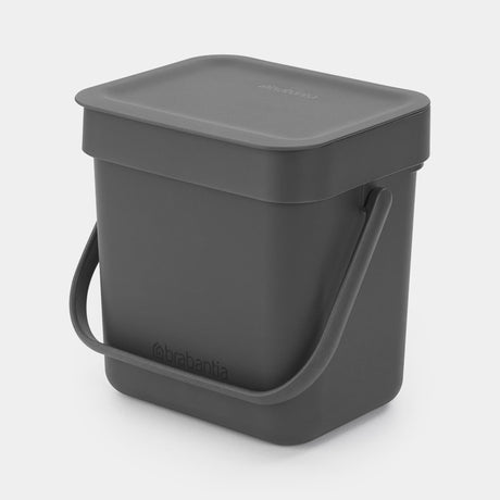 Brabantia sort go pattumiera 3l grigio