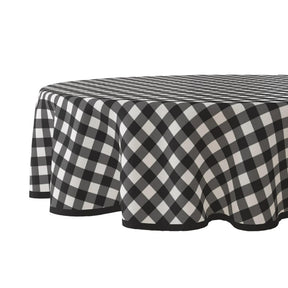 Tovaglia Wicotex rotonda diamante nera - 160 cm
