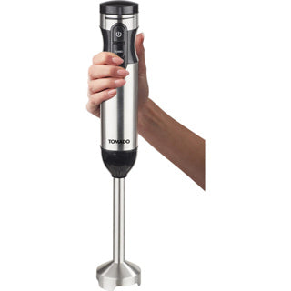 Set frullatore a immersione Tomado in acciaio inossidabile nero 1000w