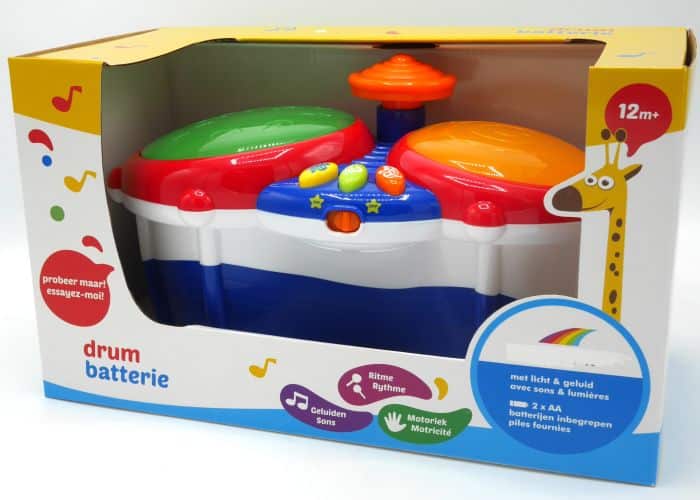 Set di batteria Jonotoys con vari suoni