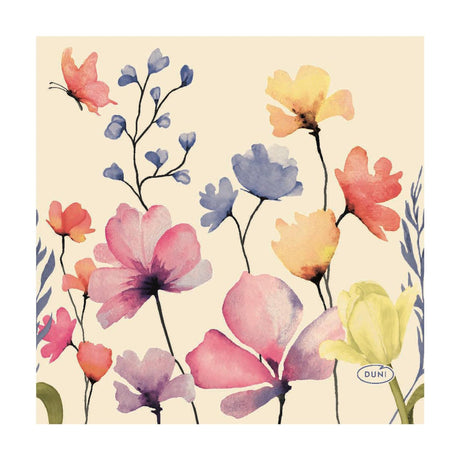 Tovaglioli Duni Floral Haven a 3 veli 24x24 cm