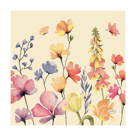 Tovaglioli Duni Floral Haven a 3 veli 33x33 cm