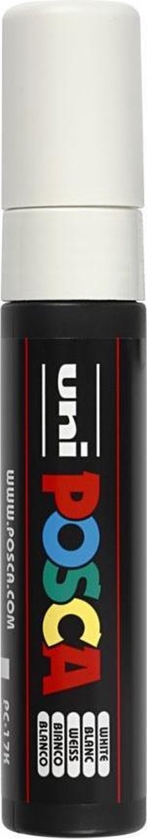 Pennarello a vernice a base d'acqua Posca uni-ball PC-17k bianco