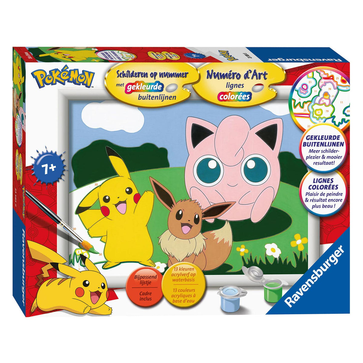 Ravensburger dipinto su numeri Pokemon
