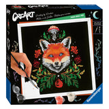 Ravensburger pixie edizione fredda volpe - dipingi con i numeri per adulti
