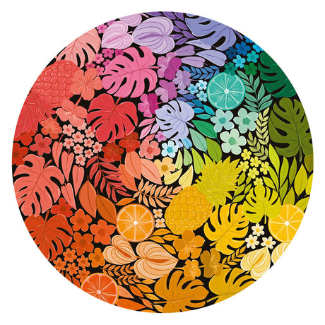 Puzzle Ravensburger Cerchio di colori tropicali, 500 pezzi.