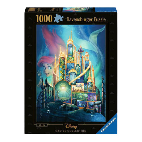 RAVENSBURGER JIGSAW puzzle Disney Castles Ariel, 1000st.