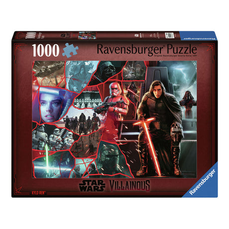Ravensburger Puzzle Star Wars Kylo Ren - Puzzle da 1000 pezzi.