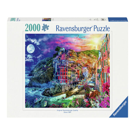 Ravensburger puzzle cinque terre - puzzle colorato 2000 pezzi.