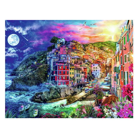 Ravensburger puzzle cinque terre - puzzle colorato 2000 pezzi.