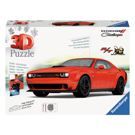 RAVENSBURGER 3D puzzle Dodge Chall.r T Scat Pack, 108st.