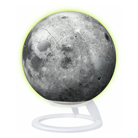 La luna Ravensburger si illumina al buio - puzzle 3D