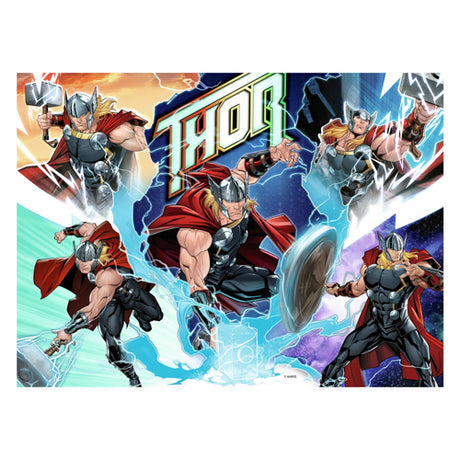 Ravensburger Puzzle Marvel Thor - Puzzle - Puzzle da 100 pezzi XL per bambini