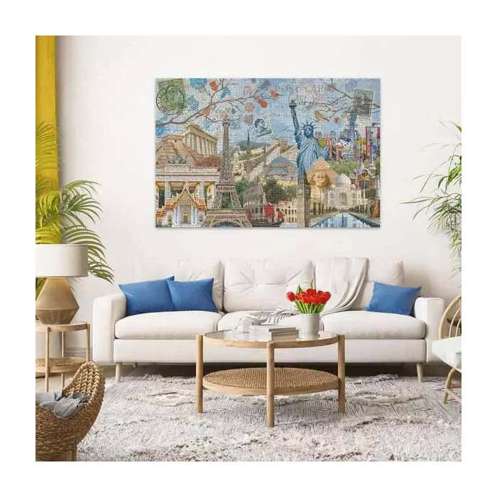 Ravensburger Puzzle Grande Città Collage - Puzzle - 5000 Pezzi